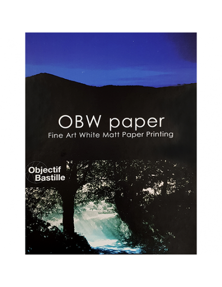 PAPIER OBW Fine Art Matt White 300g A2 25 feuilles