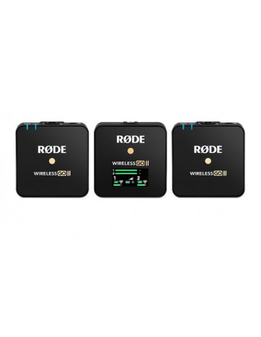 MICRO CRAVATE RODE WIRELESS GO II KIT 2 EMETTEURS + RECEPTEUR NOIR