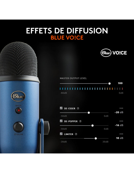 MICRO USB PROFESSIONNEL YETI MIDNIGHT BLUE