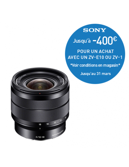 ZOOM SONY 10-18/4 SEL OSS