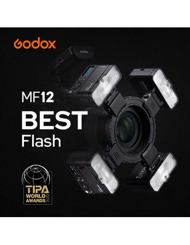 Kit 2 Flashs Macro Ring GODOX MF12-K2