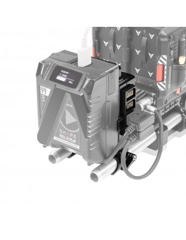 PLAQUE V-MOUNT SHAPE POUR TIGE 15 4xD-TAP MDTVM