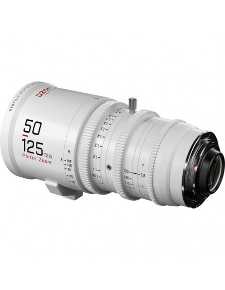 ZOOM DZOFILM PICTOR 50-125 T2.8 monture PL/EF OBJECTIF CINE BLANC