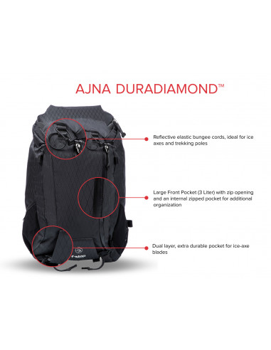 SAC A DOS F STOP DURADIAMOND AJNA ESSENTIALS BUNDLE KAKI