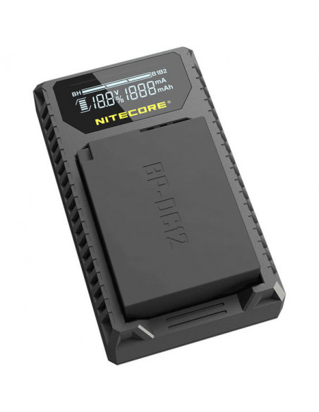 Chargeur Nitecore de batterie LEICA BP-DC12 (Q TYP 116 V-LUX 4  V-LUX TYP 114)