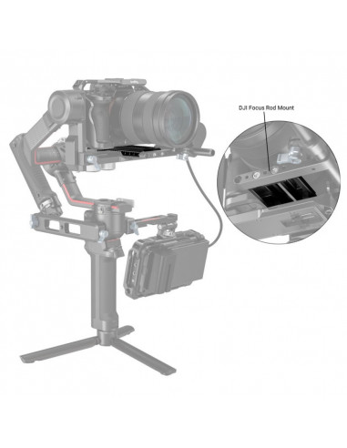 PLATEAU SMALLRIG 3158B POUR RONIN RS3，RS4，RS2，RONIN-S，RSC2，RS3 Pro，RS4 Pro
