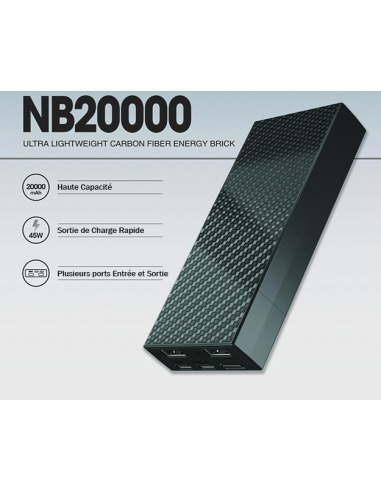 POWERBANK NITECORE NB20000 Carbon Fiber