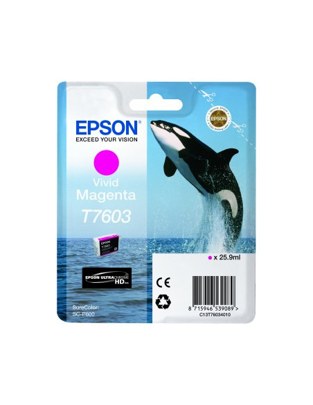 CARTOUCHE EPSON P600 vivid magenta T7603