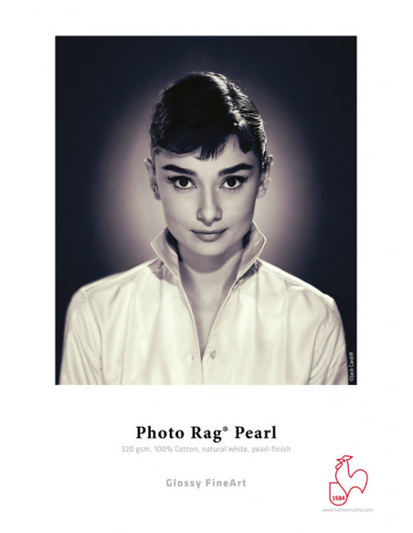 PAPIER HAHNEMUHLE PHOTO RAG PEARL 320GRS 24"x12m