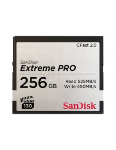 CARTE CFAST 2.0 SANDISK EXT PRO 256GB 525MB/S