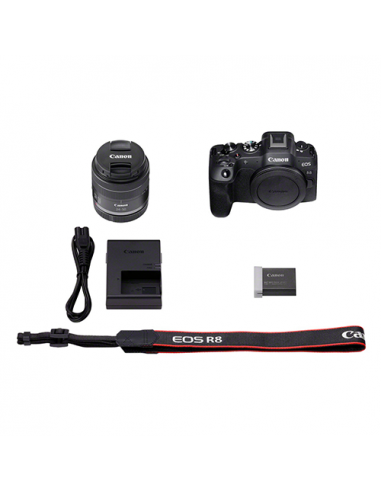 BOITIER CANON EOS R8 + 24-50/4.5-6.3 RF IS STM