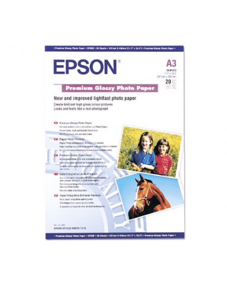 PAPIER EPSON PREMIUM GLOSSY A3/20F (C13S041315)