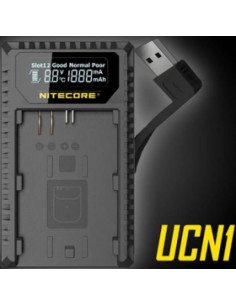 Chargeur Nitecore de batterie UCN3 Canon LPE6