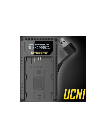 Chargeur Nitecore de batterie UCN3 Canon LPE6