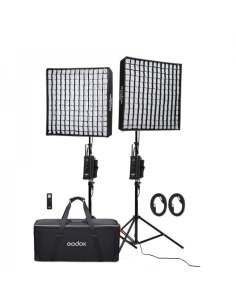 Kit 2 panneaux FL150S flexible 60x60 CM (sans pieds)