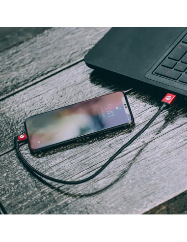 CABLE PGY USB-A LIGHTNING 35CM