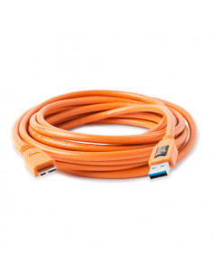 CABLE Tethertools  USB 3 / Micro-B (4,5m) Orange (D800/810, 5DSR, 5DS ,5dmk4,pentax 645z)