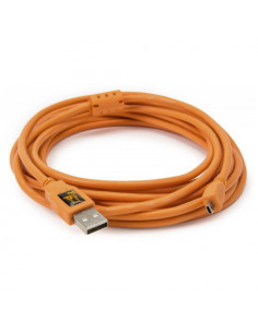 CABLE Tethertools  Cable USB 2 / Mini-B  8 PIN 4,5m Orange (NIKON D750)