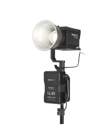 Poignee batterie NANLITE V-MOUNT connecteur XLR4 pour FORZA150 BT-BG-XLR4