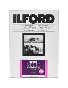 PAPIER ILFORD MG RC DeLuxe 24 x 30cm - Brillant - Boîtes de 250 feuilles