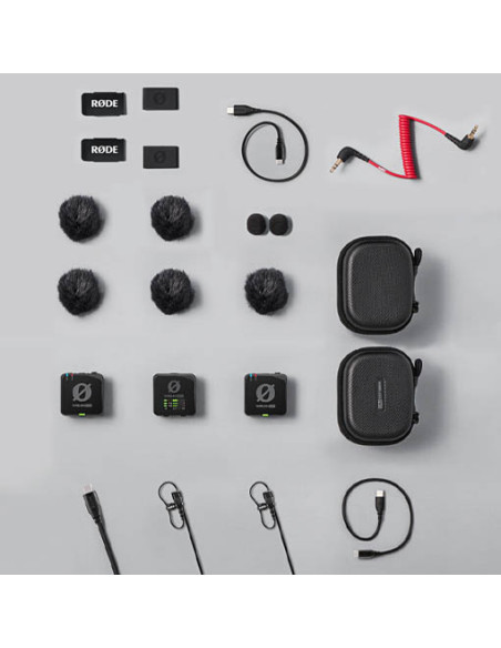 MICRO CRAVATE RODE WIRELESS PRO 2  EMETTEURS + RECEPTEUR