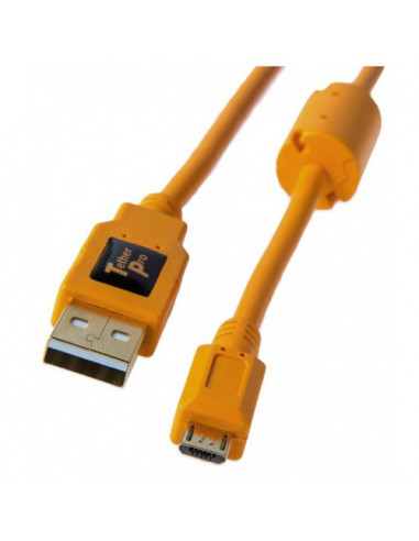 CABLE Tethertools USB2 /MICRO B  serie :SONY A7  4.5M ORANGE