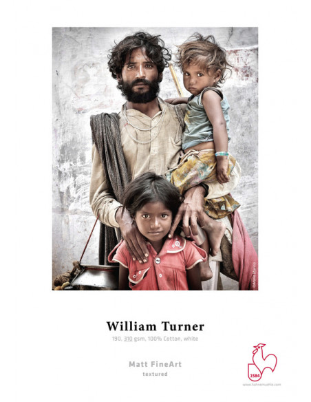 PAPIER HAHNEMUHLE WILLIAM TURNER 310GRS 24"x12m