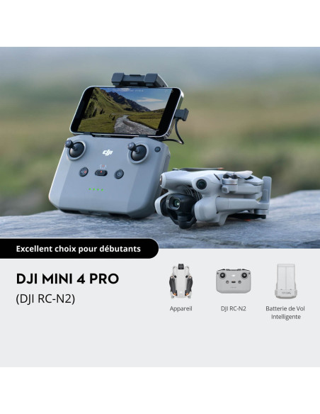 DRONE DJI MINI 4 PRO AVEC RC-N2
