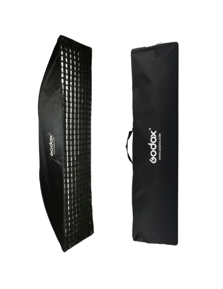 Softbox 40x 180cm GODOX avec nids d'abeilles monture Bowens