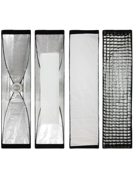 Softbox 40x 180cm GODOX avec nids d'abeilles monture Bowens