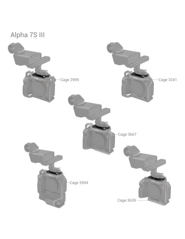 ADAPTATEUR SMALLRIG MD4019 POUR POIGNE SONY FX3 XLR