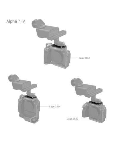 ADAPTATEUR SMALLRIG MD4019 POUR POIGNE SONY FX3 XLR