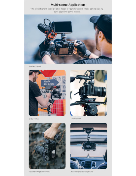 CAGE FALCAM F22, F38 & F50 2824A POUR SONY 7 IV