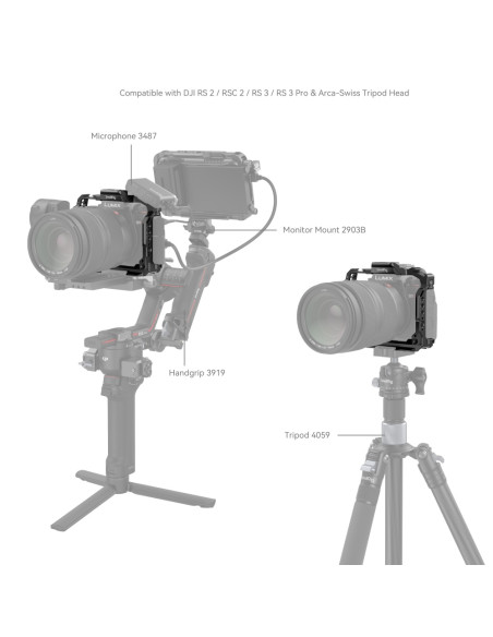 CAGE SMALLRIG 4022 POUR PANASINIC S5II/S5IIX/G9 MK2