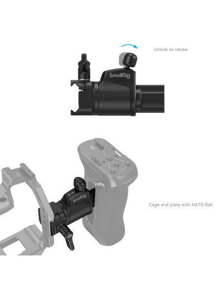 ADAPTATEUR SMALLRIG POUR POIGNEE TOURNANTE 4112