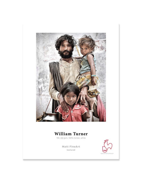 PAPIER HAHNEMUHLE WILLIAM TURNER 310GRS A3 25F