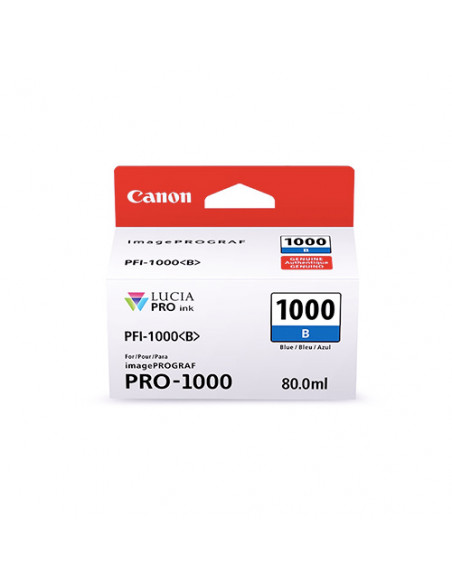 CARTOUCHE CANON PFI-1000B BLEU PRO-1000