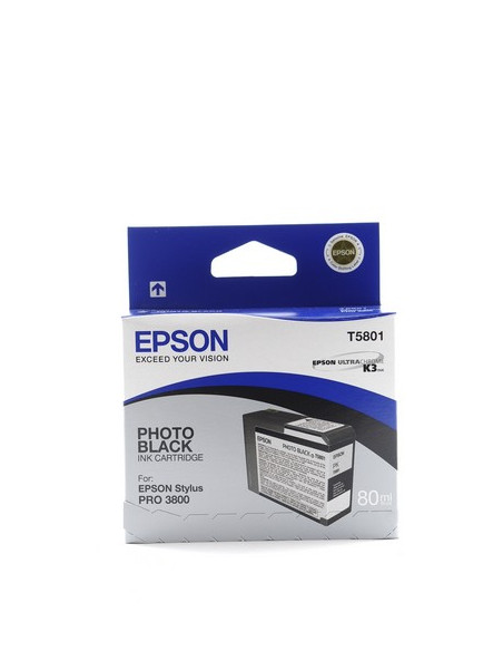 CARTOUCHE EPSON SP 3800/3880 PHOTO BLACK 80ML T5801