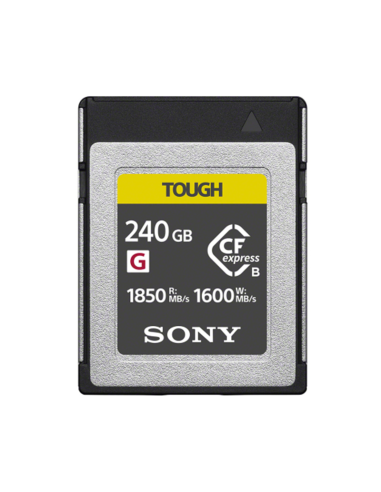 CARTE CF EXPRESS TYPE B SONY G series TOUGH 240 Go W1600M/O