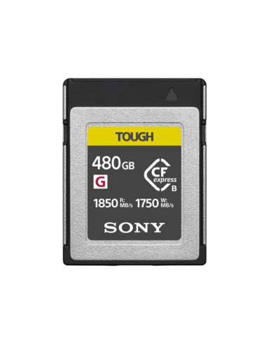 CARTE CF EXPRESS TYPE B SONY G series TOUGH 480 Go W1750m/o