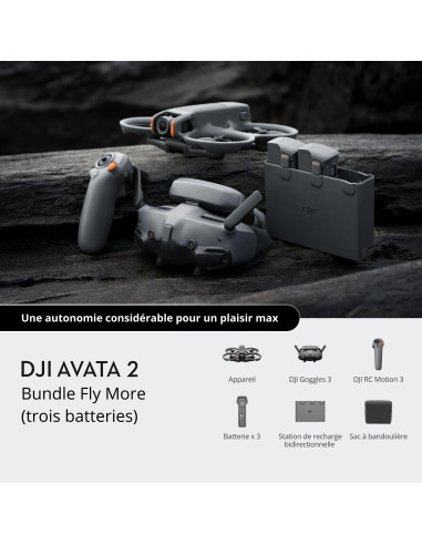 DRONE DJI AVATA 2 FLY MORE COMBO ( 3 BATTERIES )