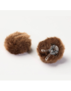 BONNETTE POILS DPA 2X AIR1 LARGE MARRON pour 4060/4061/4062/4063 MKE2 ECM-77B