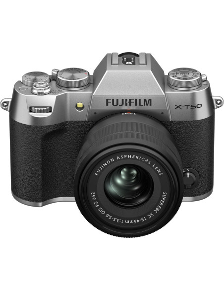 BOITIER FUJI X-T50 SILVER + XC 15-45MM