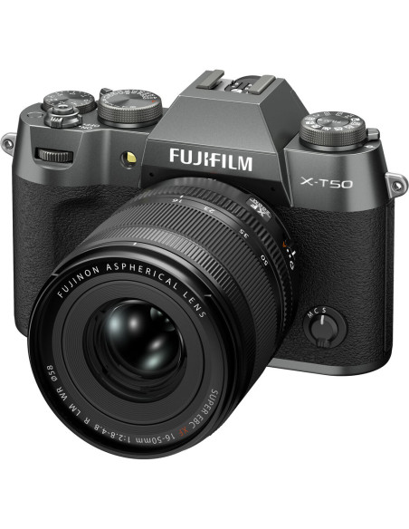 BOITIER FUJI X-T50 CHARCOAL SILVER + 16-50/2.8-4.8 R LM WR