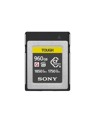 CARTE CF EXPRESS TYPE B SONY G series TOUGH 960 Go W1750m/o