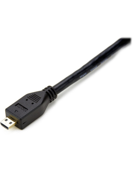 CABLE ATOMOS MICRO HDMI TO FULL HDMI LOCK 4K 60P 30CM