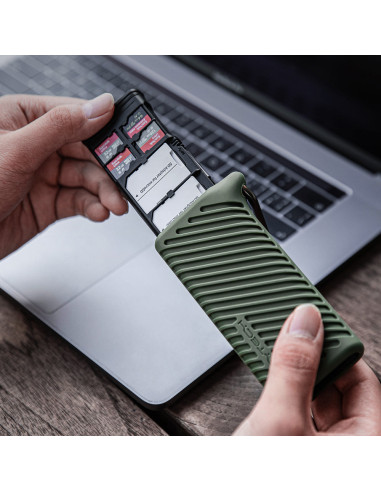 LECTEUR DE CARTE PGYTECH  SD/ MICRO SD CREATE MATE GREEN