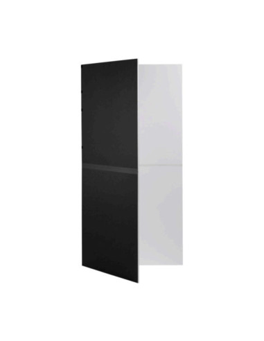 PANNEAU PLIABLE V-FLAT NOIR ET BLANC 200X200X1.3CM