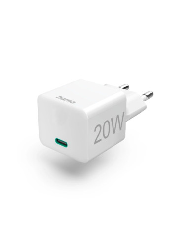 CHARGEUR HAMA RAPIDE USB-C 20W BLANC