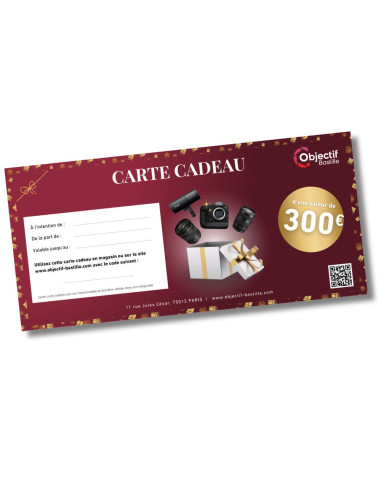 CARTE CADEAU 300€